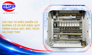 Cải Tạo Tủ Điều Khiển Cũ Không Có Sơ Đồ Điện: Quy Trình Khảo Sát, Bóc Tách Và Chạy Thử
