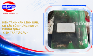 Biến Tần Nhận Lệnh RUN, Có Tần Số Nhưng Motor Không Quay: Kiểm Tra Từ Đâu?