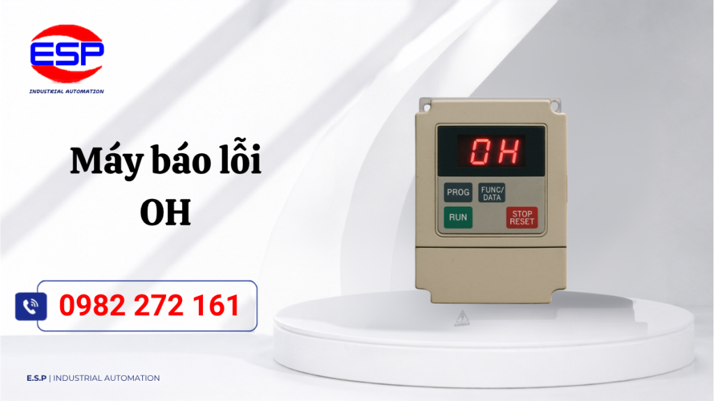 Biến tần báo lỗi OH cần được kiểm tra nguyên nhân nhiệt trước khi reset chạy lại.