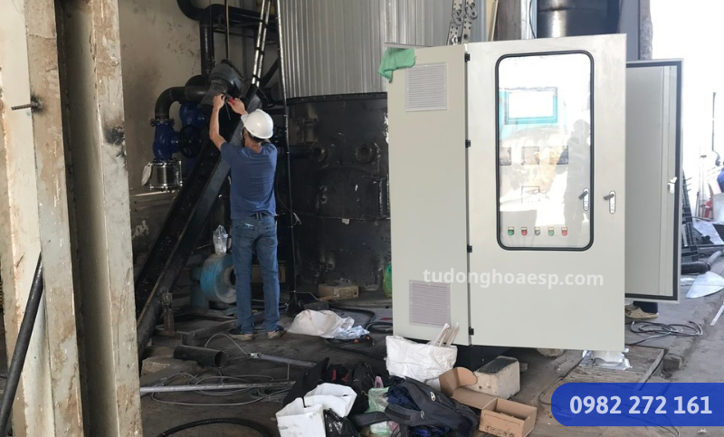 Nguyên lý điều khiển burner bơm tuần hoàn và liên động an toàn của lò dầu tải nhiệt