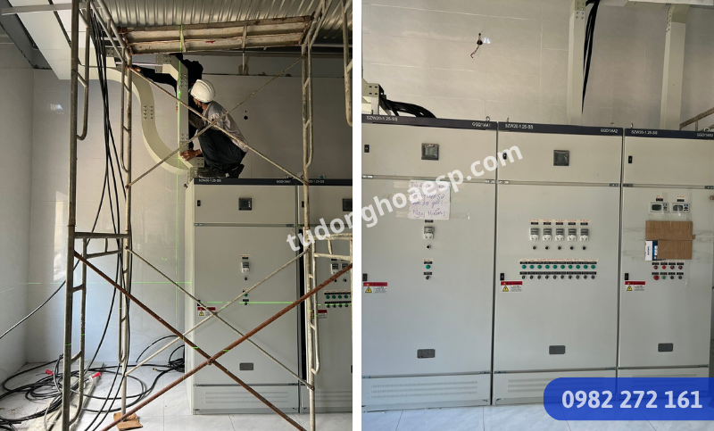 thi công Lắp đặt hệ thống điện lò hơi 20 tấn